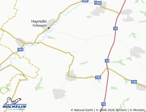 MICHELIN-Landkarte Barzina - ViaMichelin
