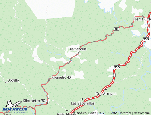 Mappa MICHELIN Vicente Guerrero, Xaltianguis - ViaMichelin