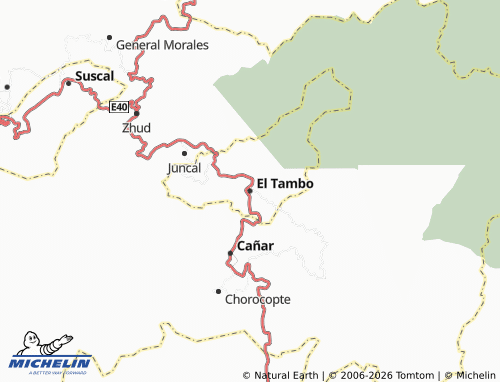 MICHELIN El Tambo map - ViaMichelin