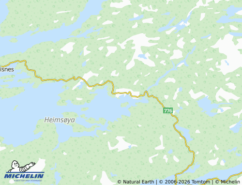 MICHELIN Langnes map - ViaMichelin