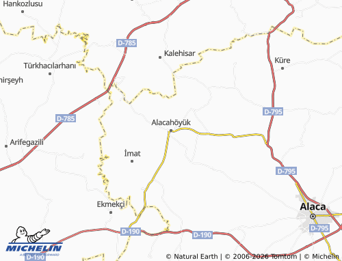 Mappa MICHELIN Alacahöyük - ViaMichelin