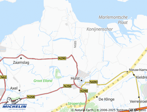 Mapa MICHELIN Terhole - ViaMichelin
