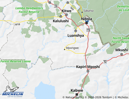 Mapa MICHELIN Mpongwe - ViaMichelin