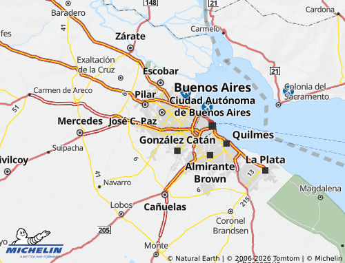 MICHELIN Ituzaingó map - ViaMichelin