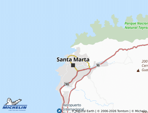 MICHELIN Bethania map - ViaMichelin
