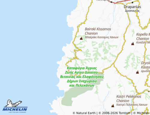 MICHELIN Kampos map - ViaMichelin