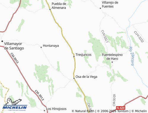Kaart MICHELIN Tresjuncos - ViaMichelin