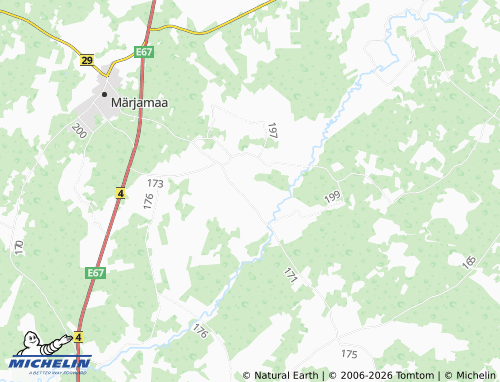 MICHELIN Kasti map - ViaMichelin