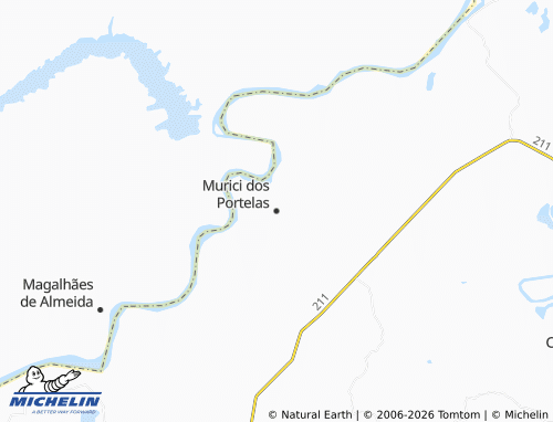 Mapa MICHELIN Murici dos Portelas - ViaMichelin