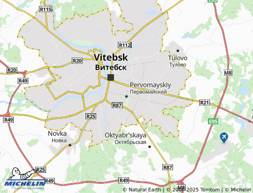 MICHELIN Pervomayskiy map - ViaMichelin