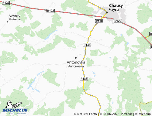 MICHELIN Antonovka map - ViaMichelin