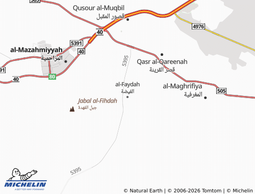 Mappa MICHELIN al-Faydah - ViaMichelin