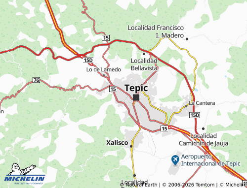 Mapa MICHELIN Obrera CTM - ViaMichelin