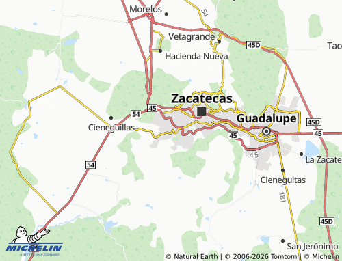 Mappa MICHELIN Huerta Vieja - ViaMichelin