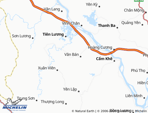 Mapa MICHELIN Tam Sơn - ViaMichelin
