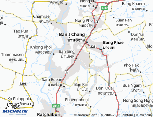 Mappa MICHELIN Ban Sing - ViaMichelin