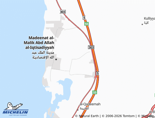 MICHELIN-Landkarte al-Danah - ViaMichelin