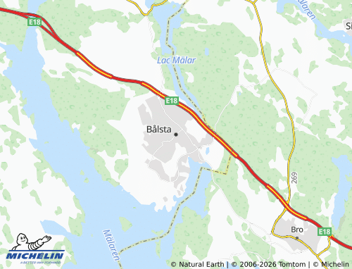 Mapa MICHELIN Bålsta - ViaMichelin