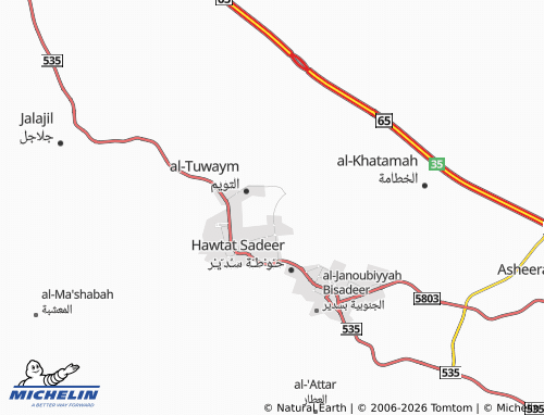 MICHELIN-Landkarte al-Nada - ViaMichelin