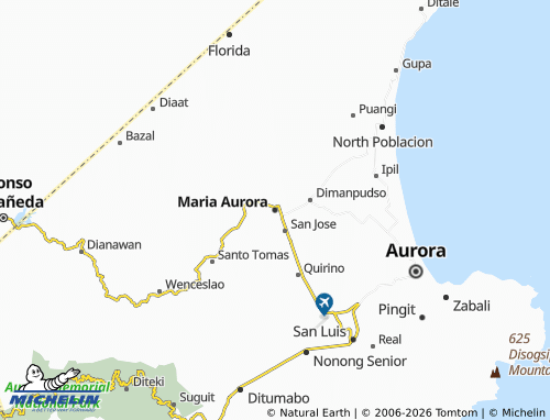 Mappa MICHELIN Maria Aurora - ViaMichelin
