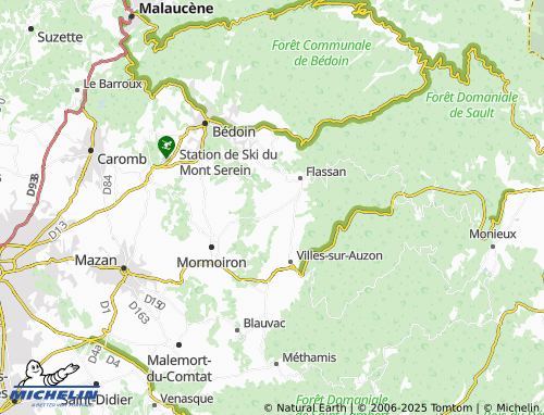 MICHELIN-Landkarte Les Gaps - ViaMichelin