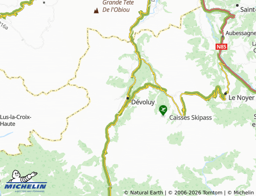 Mappa MICHELIN Dévoluy - ViaMichelin