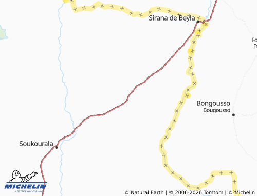 Mappa MICHELIN Togobala - ViaMichelin