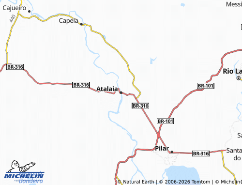 Mapa MICHELIN Atalaia - ViaMichelin