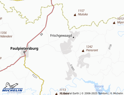 MICHELIN Haasfontein map - ViaMichelin