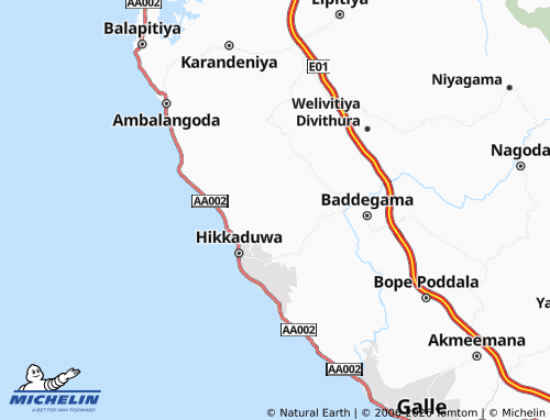 MICHELIN-Landkarte Thilakagama - ViaMichelin