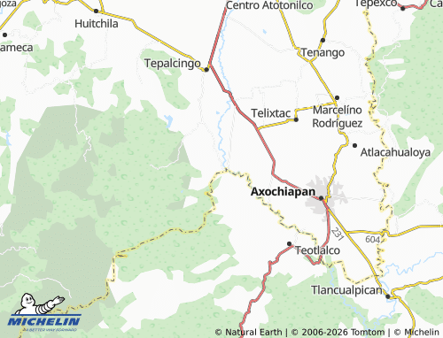 Mapa MICHELIN Ixtlilco El Grande - ViaMichelin
