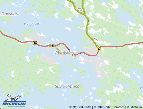 Carte MICHELIN Savonlinna - ViaMichelin