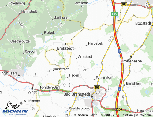 MICHELIN Armstedt map - ViaMichelin