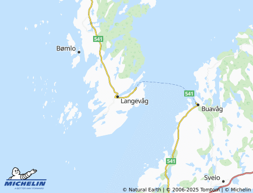 MICHELIN Hovland map - ViaMichelin