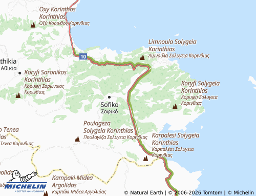 MICHELIN Agios Vlassis map - ViaMichelin