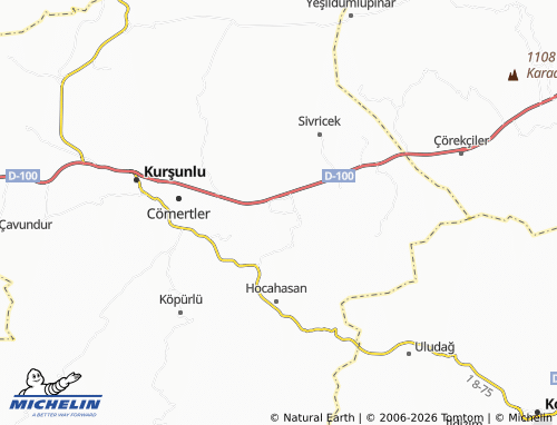 MICHELIN Sumucak map - ViaMichelin
