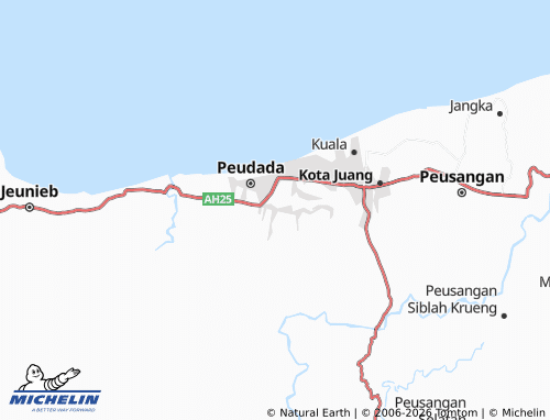 MICHELIN Abeuk Usong map - ViaMichelin