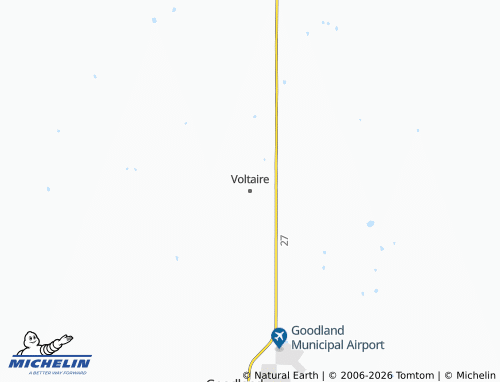 Carte MICHELIN Voltaire - ViaMichelin