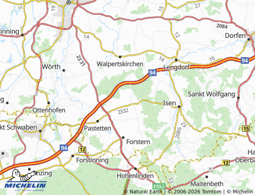 MICHELIN Hausmehring map - ViaMichelin