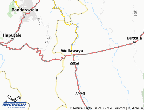 Mappa MICHELIN Wellawaya - ViaMichelin