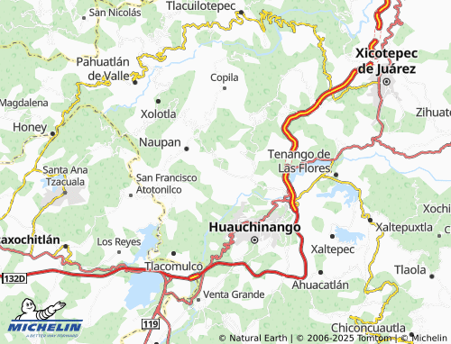 MICHELIN Huilacapixtla map - ViaMichelin