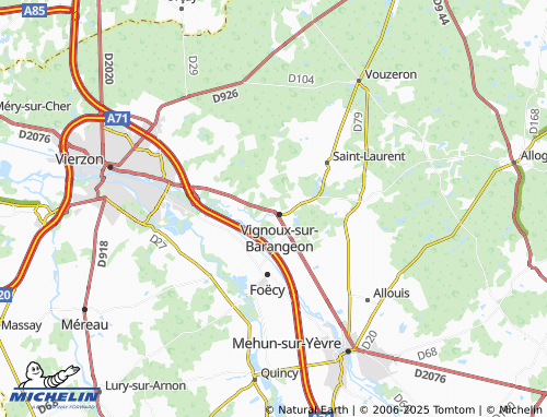Carte MICHELIN Carroir - ViaMichelin