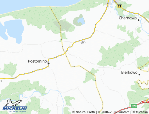 MICHELIN Możdżanowo map - ViaMichelin