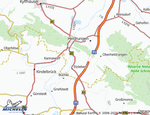 MICHELIN Gorsleben map - ViaMichelin