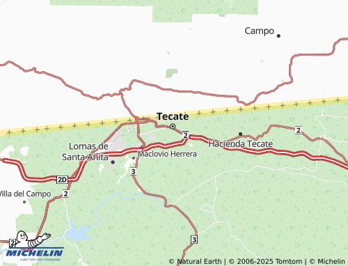 MICHELIN El Mayab map - ViaMichelin