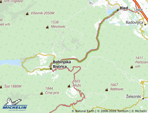 Carte MICHELIN Nomenj - ViaMichelin