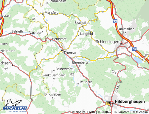 Mappa MICHELIN Kloster Veßra - ViaMichelin