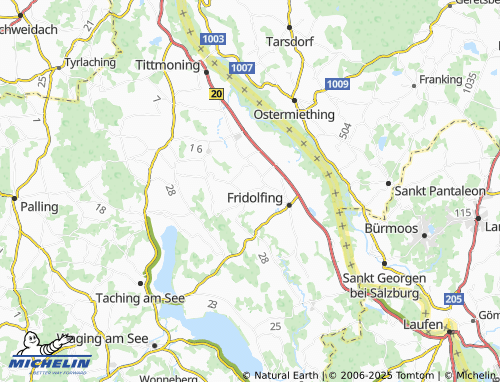 MICHELIN Allerfing map - ViaMichelin