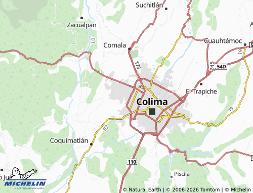 MICHELIN Villa Flores map - ViaMichelin