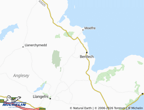Mappa MICHELIN Brynteg - ViaMichelin